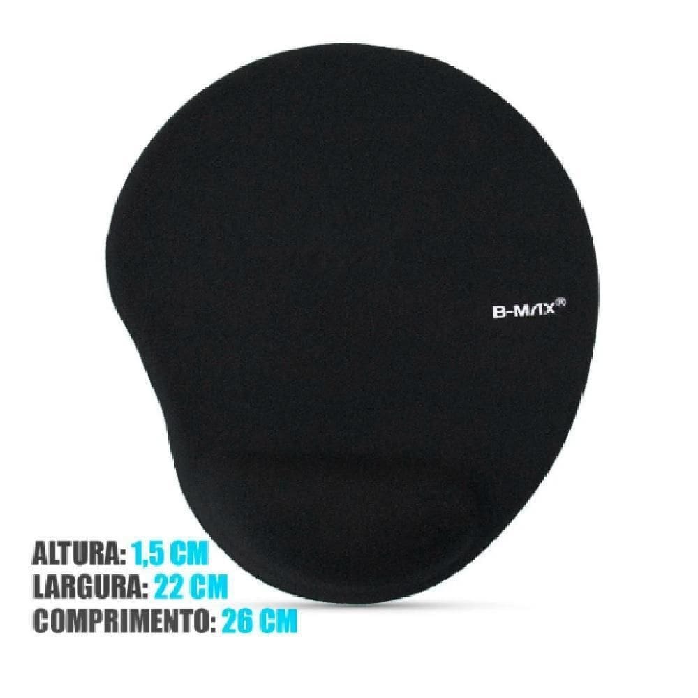 Mouse Pad Com Apoio Em Gel Confort Bmax - Bm751