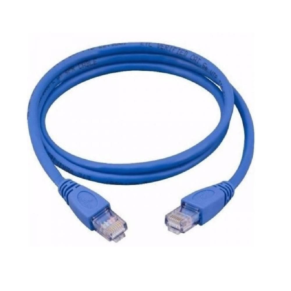 Cabo Rede 10 Mts Patch Cord Plus Cable CAT5E para Computadores e Notebooks