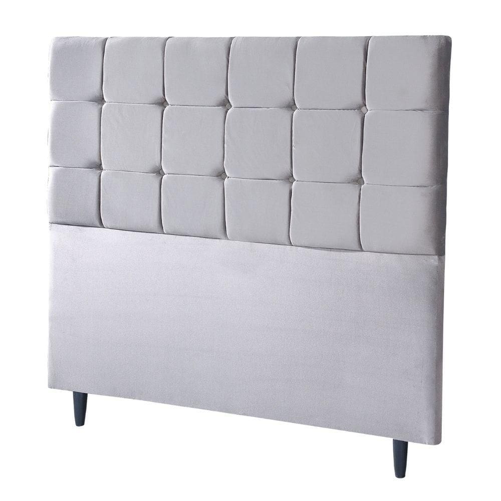 Cabeceira Casal Cinza Safira Design Móveis