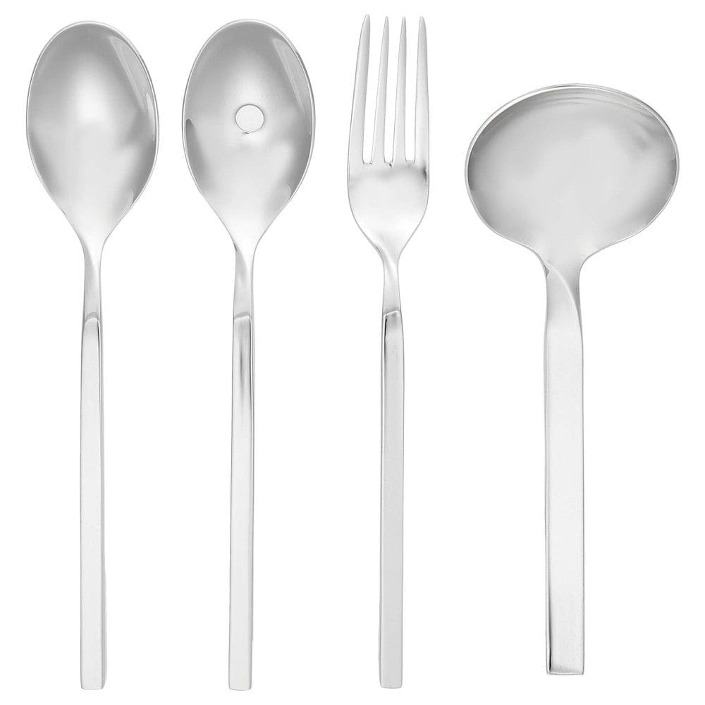 Conjunto de Talheres para Servir, com 4 Peças em Material de Aço Inoxidável, Villeroy & Boch, Prata