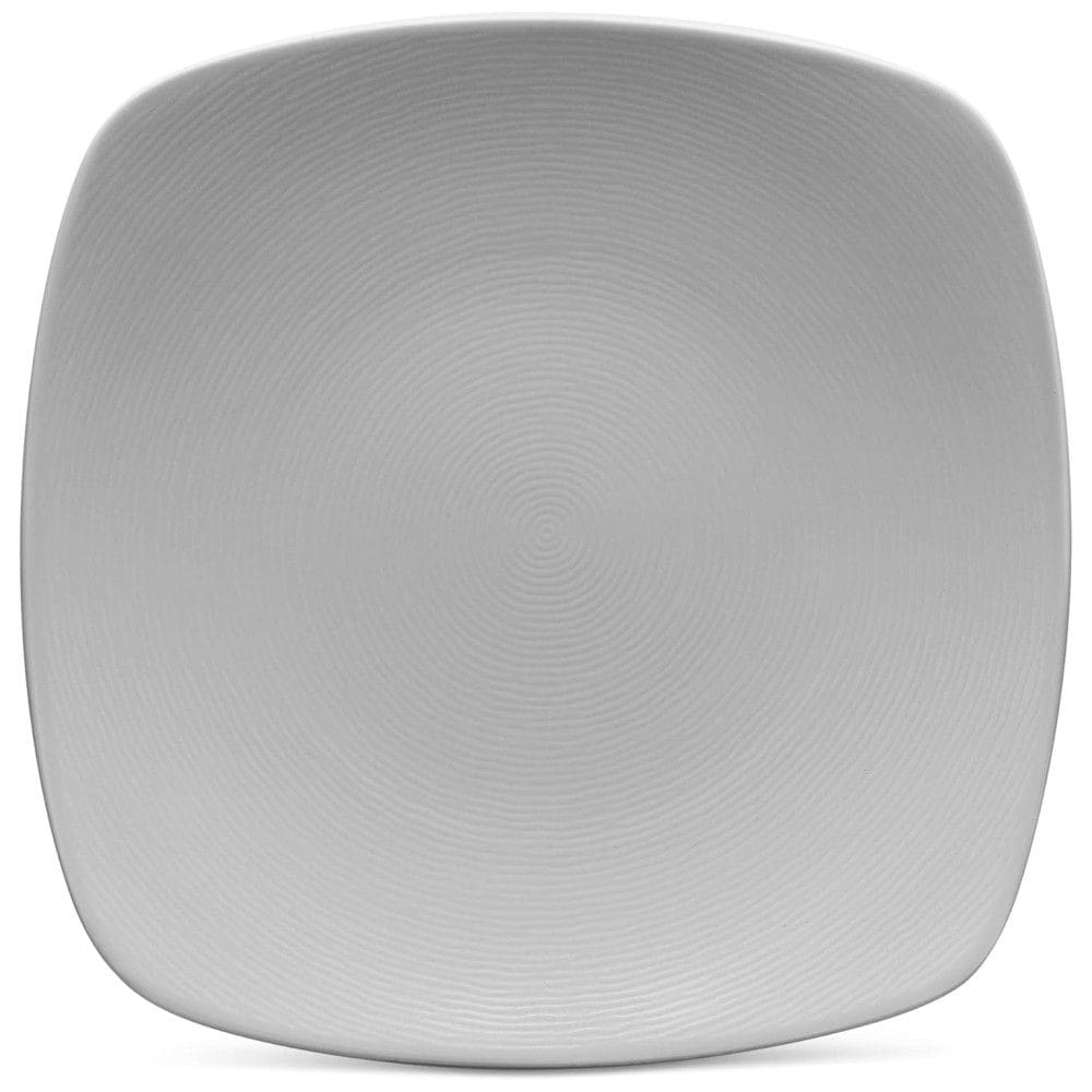 Prato para Todas as Ocasiões de 29 cm, Elegância e Praticidade em Sua Mesa com Formato Quadrado e Material de Porcelana, Noritake, Cinza