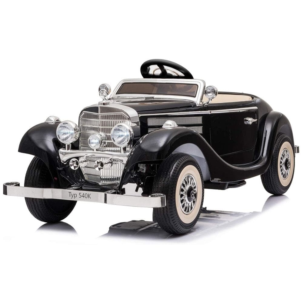 sopbost Carro, Carrinho Mercedes Benz Elétrico Infantil Off Road a Bateria 12V 1 Assento com Suspensão de Mola, Preto