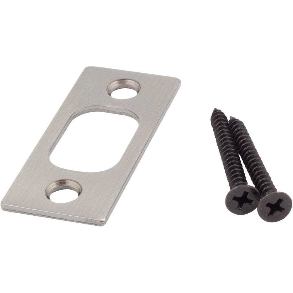 Placa de ataque Deadbolt de canto quadrado Stone Harbor 2,5 x 6 cm