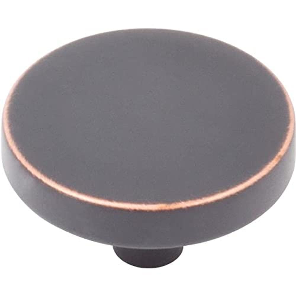 Pomo para gabinete Stone Harbor Hardware contemporáneo redondo 3.8 cm bronce vintage