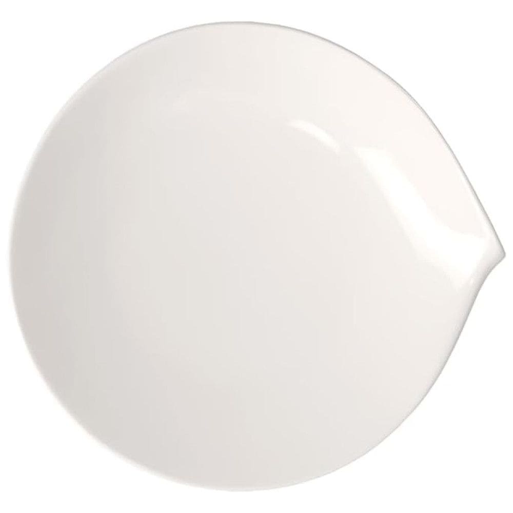 Prato de Jantar para Todas as Ocasiões com Estilo Moderno, Formato Curvo e Material de Porcelana, Villeroy Boch, Branco