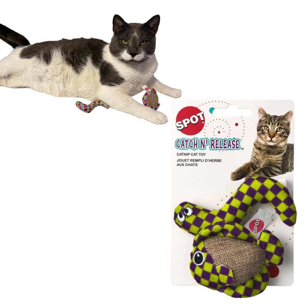 Brinquedo para gatos SPOT Catch N` Release com bonecos Catnip 2