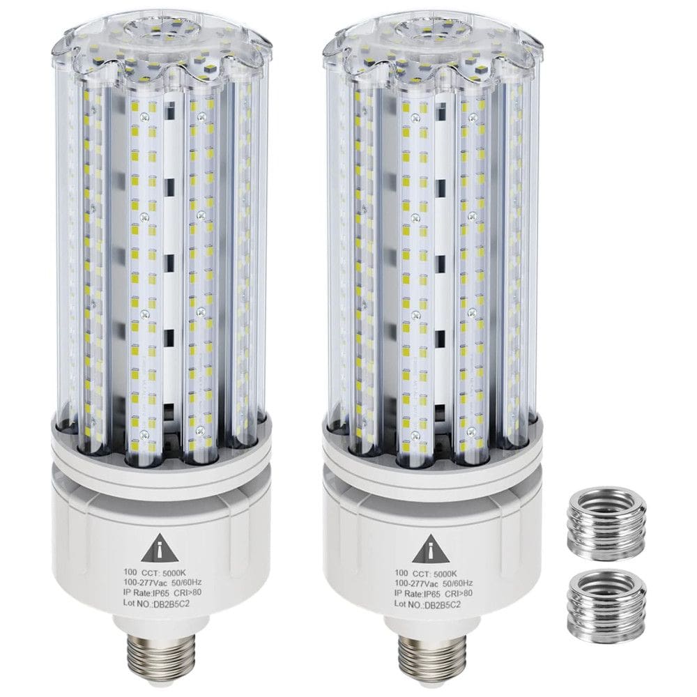Lâmpada LED Base E26, E39 com 15000 Lumens Branca Natural 5000K 100W, 2 UN, ZP, Branco
