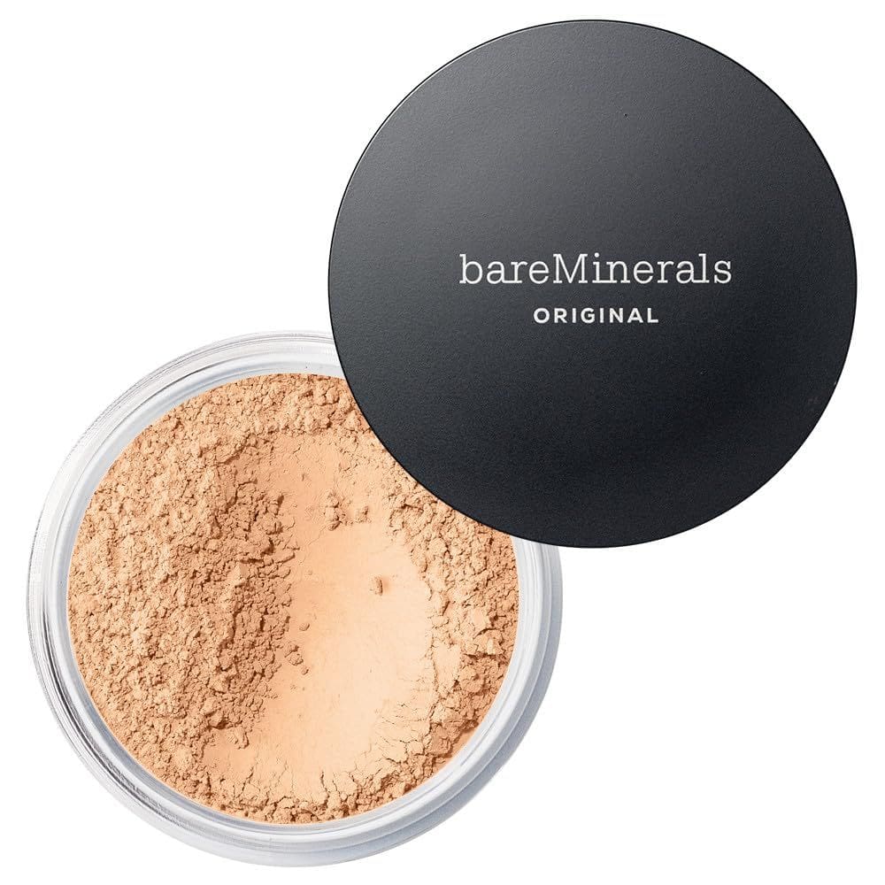 Base em pó solto bareMinerals autêntico SPF 15