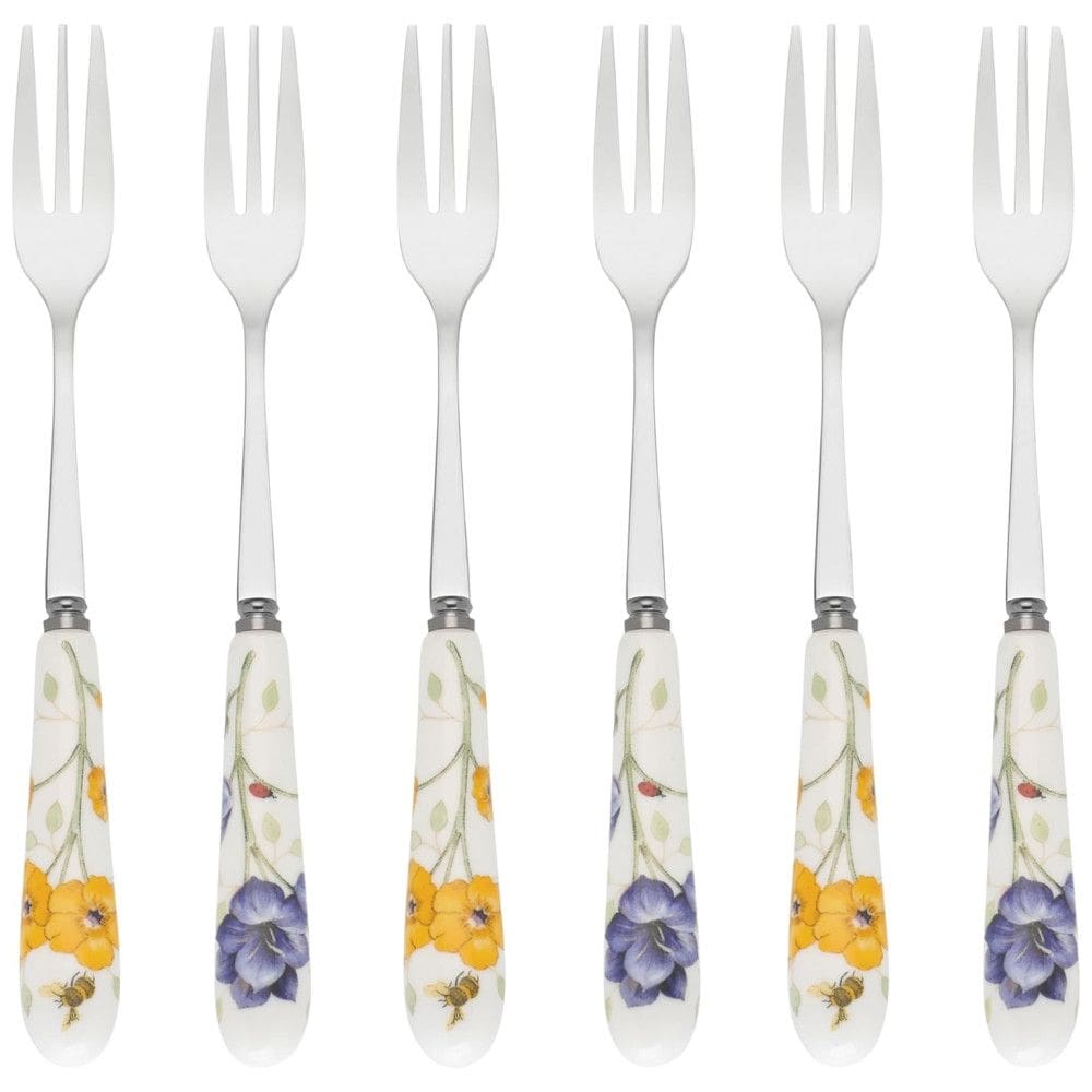 Conjunto de Garfo de Coquetel, Mais Charme e Elegância para Sua Mesa com 6 Peças e Material de Aço Inoxidável, Lenox, Colorido