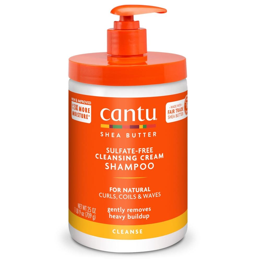 Shampoo Cantu Creme de Limpeza com Manteiga de Karité 750 mL para Cabelos Naturais