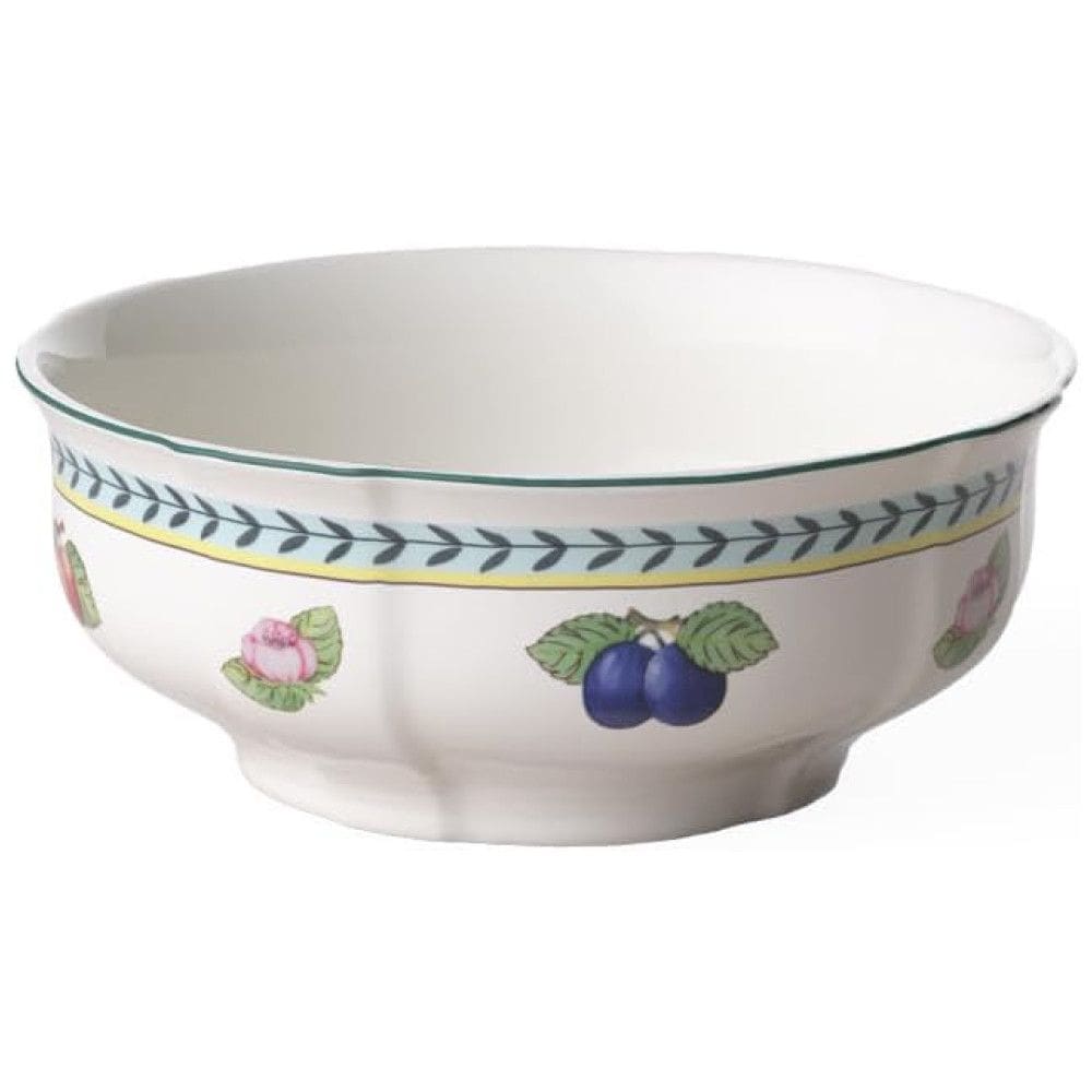 Tigela Estilo Clássico com Capacidade de 1.2L, Material de Porcelana Premium e Formato Redondo, Villeroy Boch, Branca Colorida