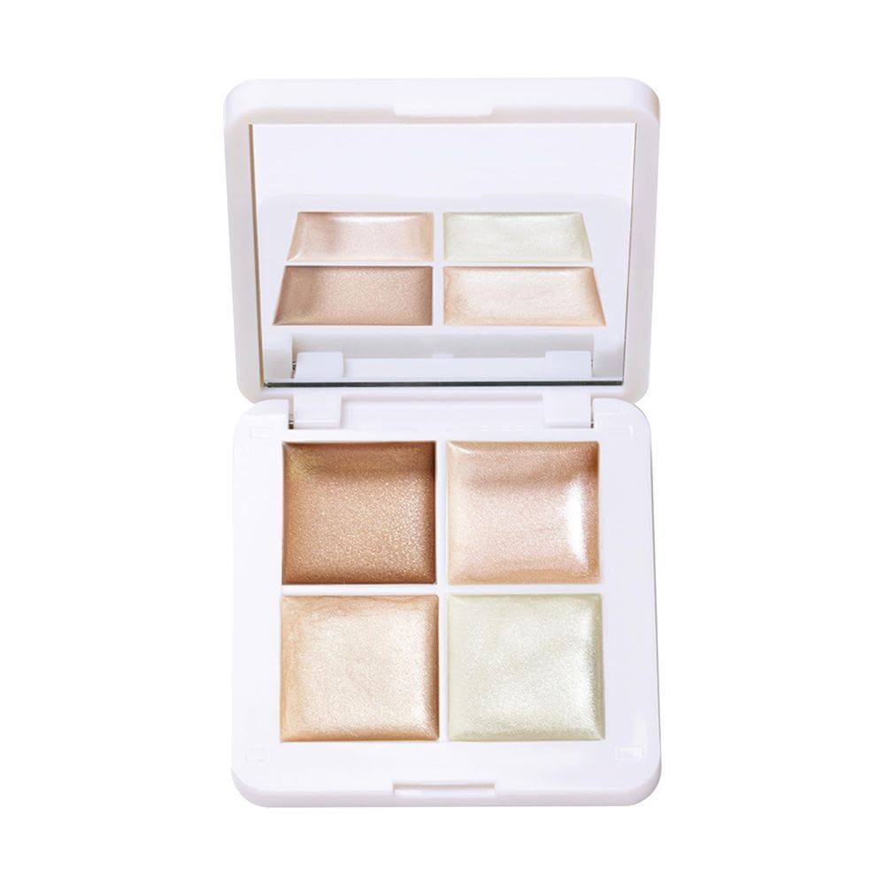 Paleta de maquiagem RMS Beauty Glow Quad Mini Cream Highlighter