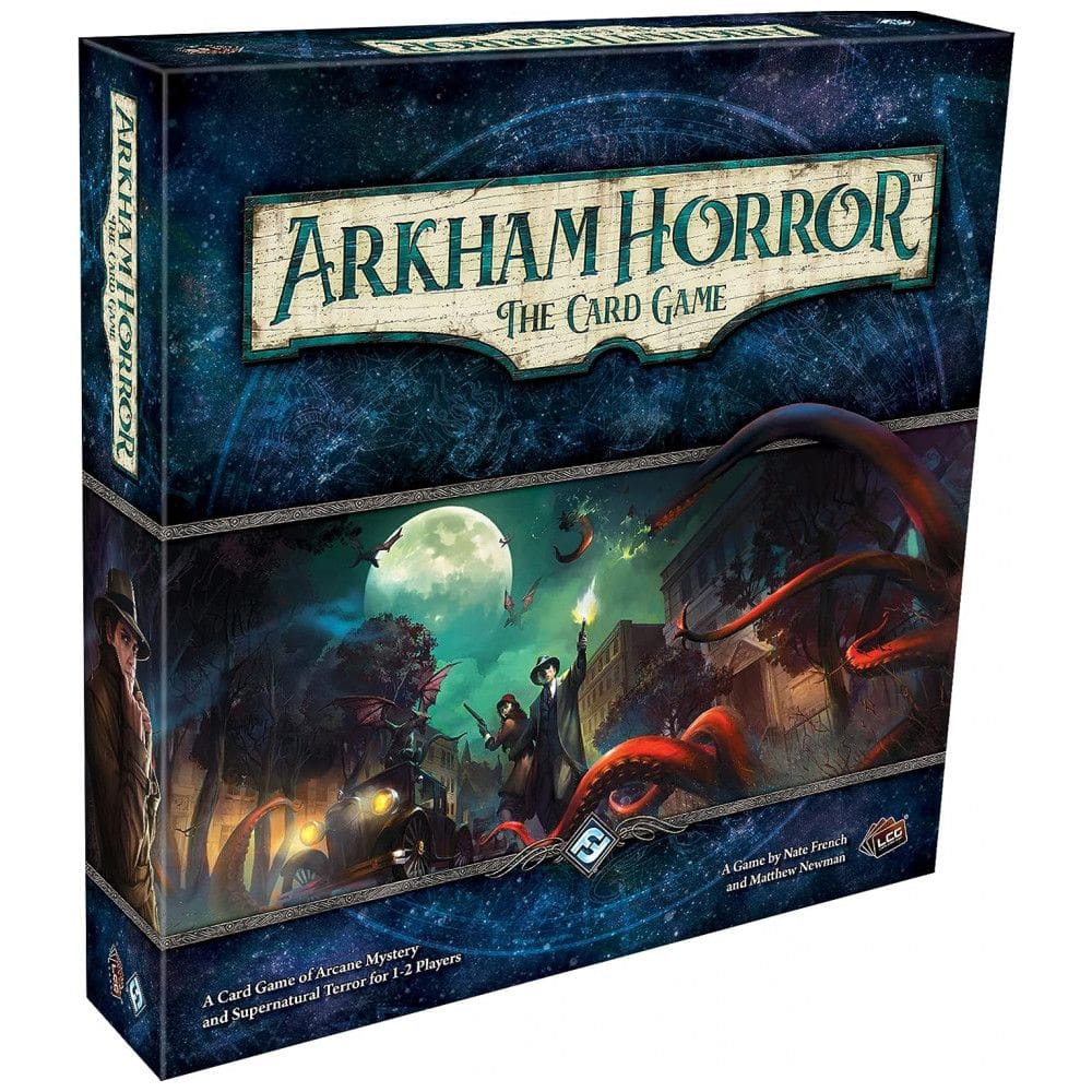 Jogo de Estratégia Arkham Horror 2 Jogadores, Para Maiores de 12 Anos, FANTASY FLIGHT GAMES AHC01, Preto