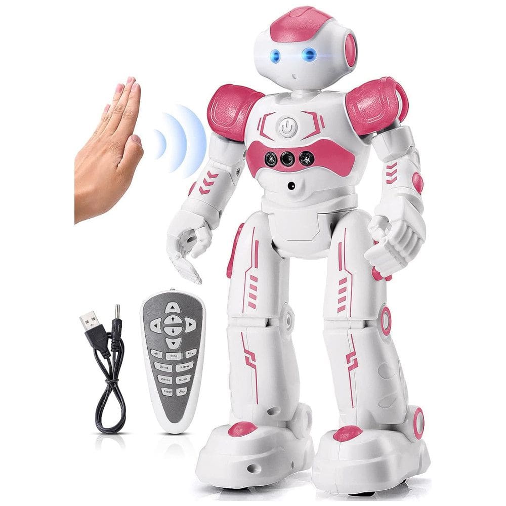 Robô KingsDragon RC para Crianças: Controle por Gestos e Sensor Remoto, Ideal para Meninos e Meninas de 3 a 8 Anos, Presente de Aniversário