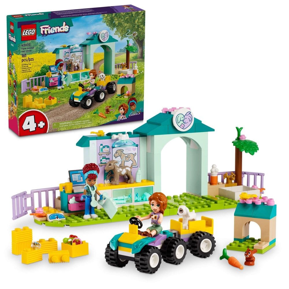 Toy LEGO Friends Farm Animal Vet Clinic 42632 4+ anos