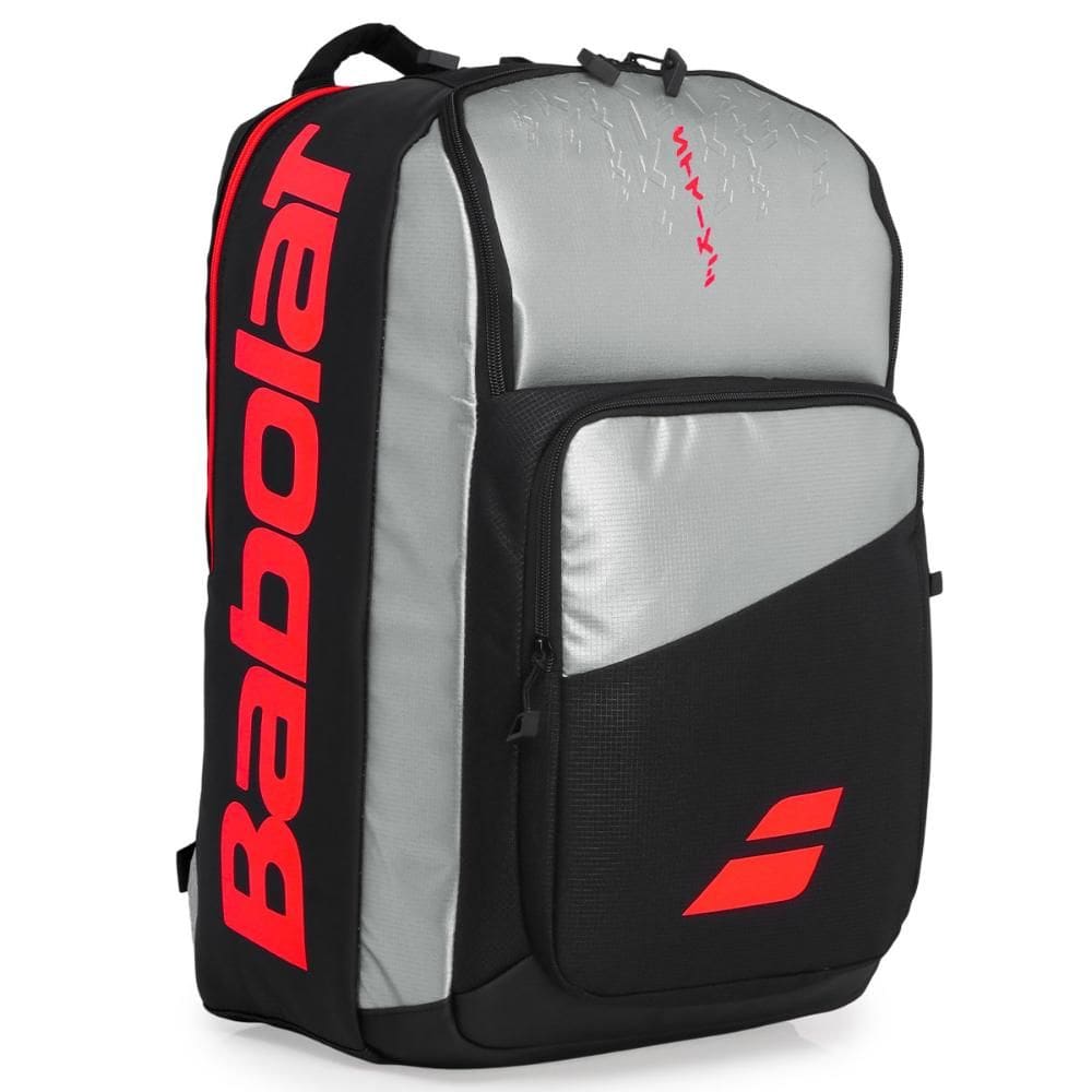 Mochila Babolat Pure Strike Cinza Laranja e Preto