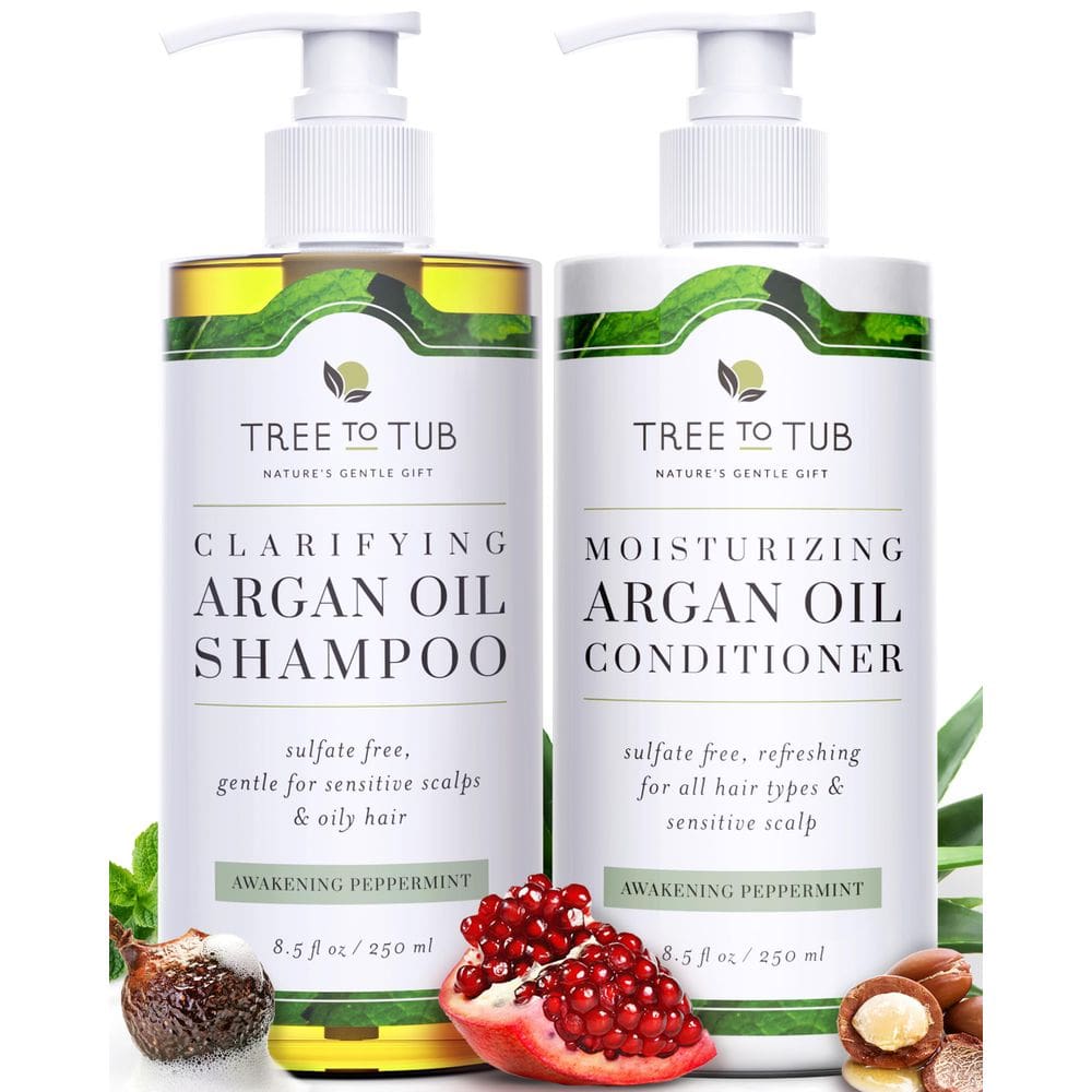 Shampoo e condicionador Set Tree to Tub para cabelos oleosos sem sulfato