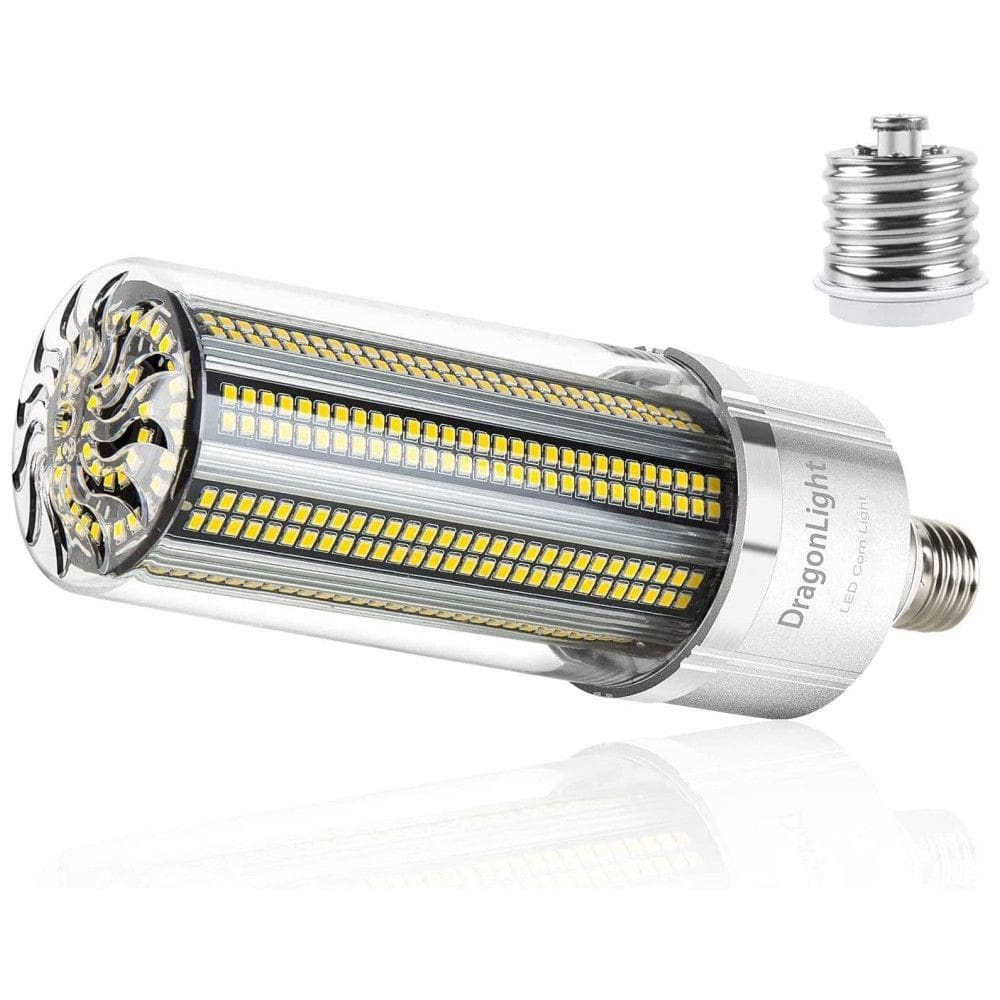 Lâmpada LED Dragon Light, 100W, 12000 Lumens, 3000K Branca com Base E26 E39, 1 Unidade, DRAGONLIGHT, Branco