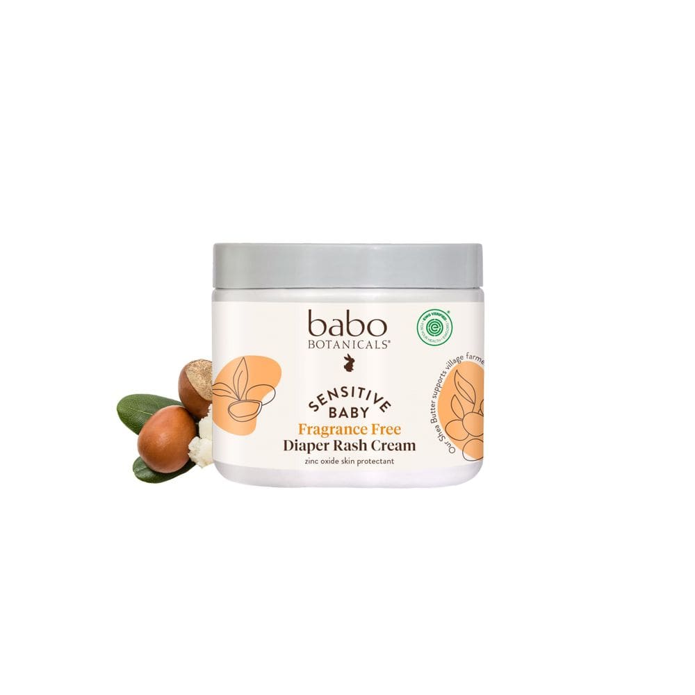 Creme de fraldas Babo Botanicals Sensitive Baby 180mL 25% zinco