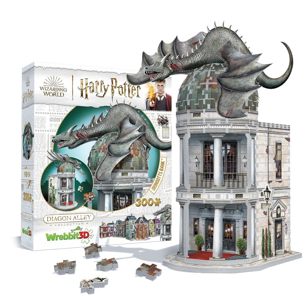 Quebra-cabeça 3D Webbit3D Harry Potter Gringotes Bank 300 peças