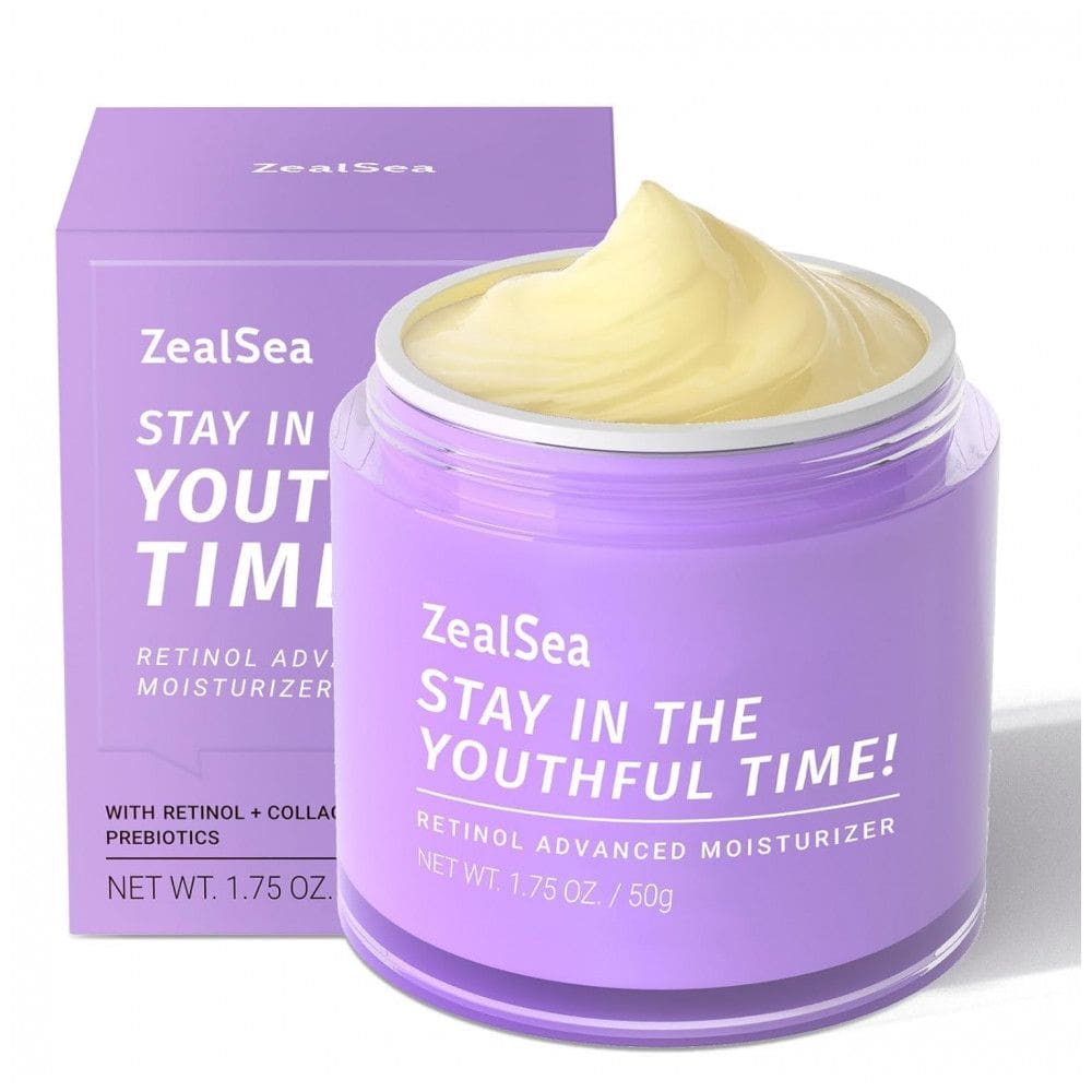 Creme Hidratante Anti Idade Facial com Vitamina E e Ácido Hialurônico, 50g, ZEALSEA ZS AT 1.