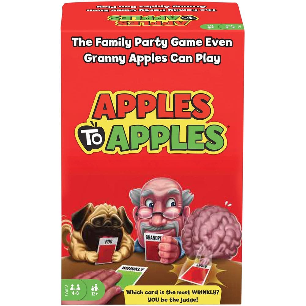 Jogo de cartas Mattel Games Apples to Apples Family com mais de 500 cartas