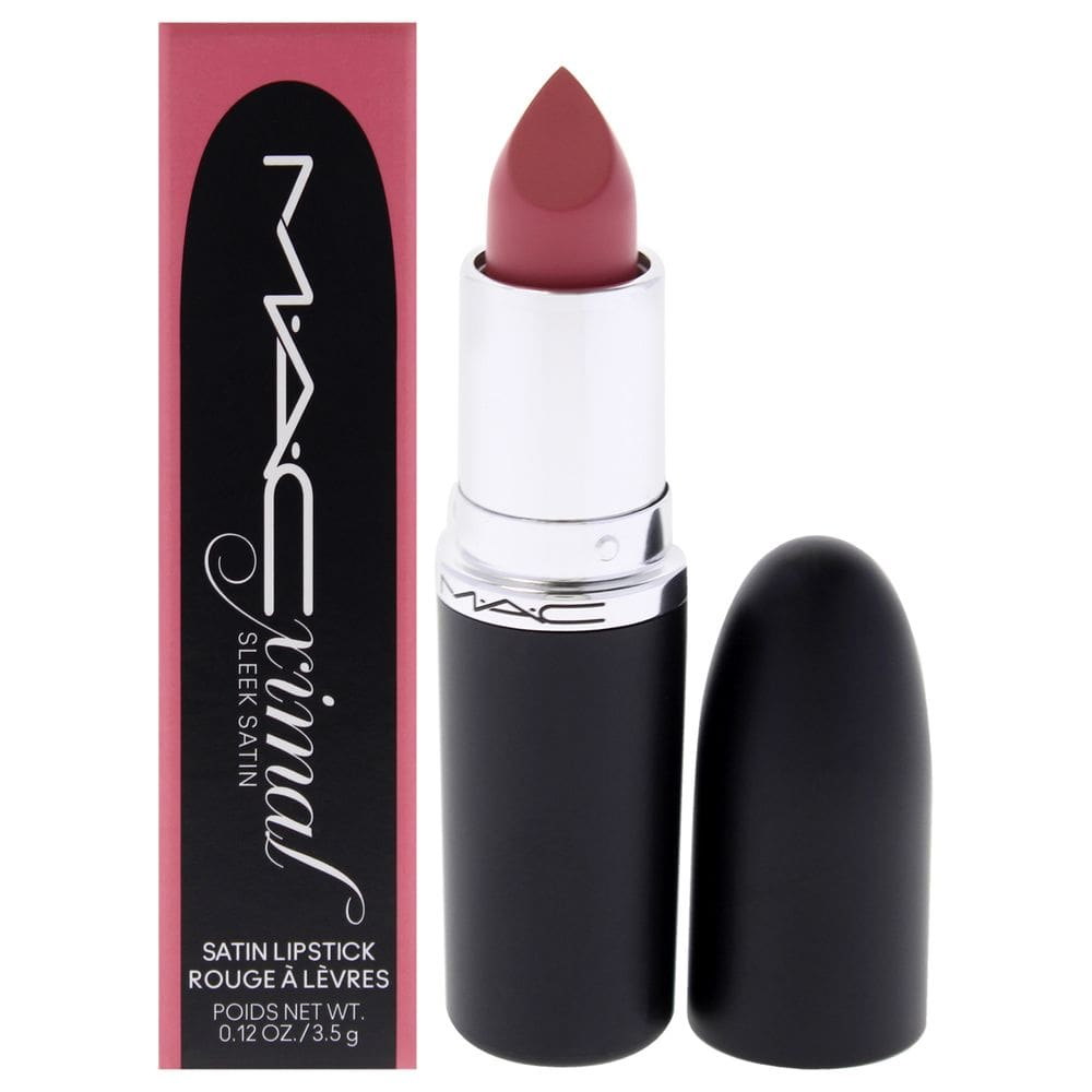 Batom MAC Maximal Satin 802 Brave para mulheres 3,5 ml