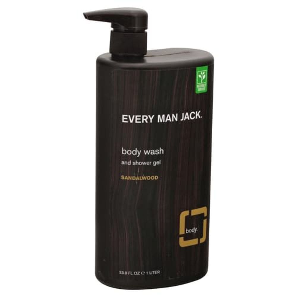 Sabonete líquido hidratante Every Man Jack Sandalwood 1L