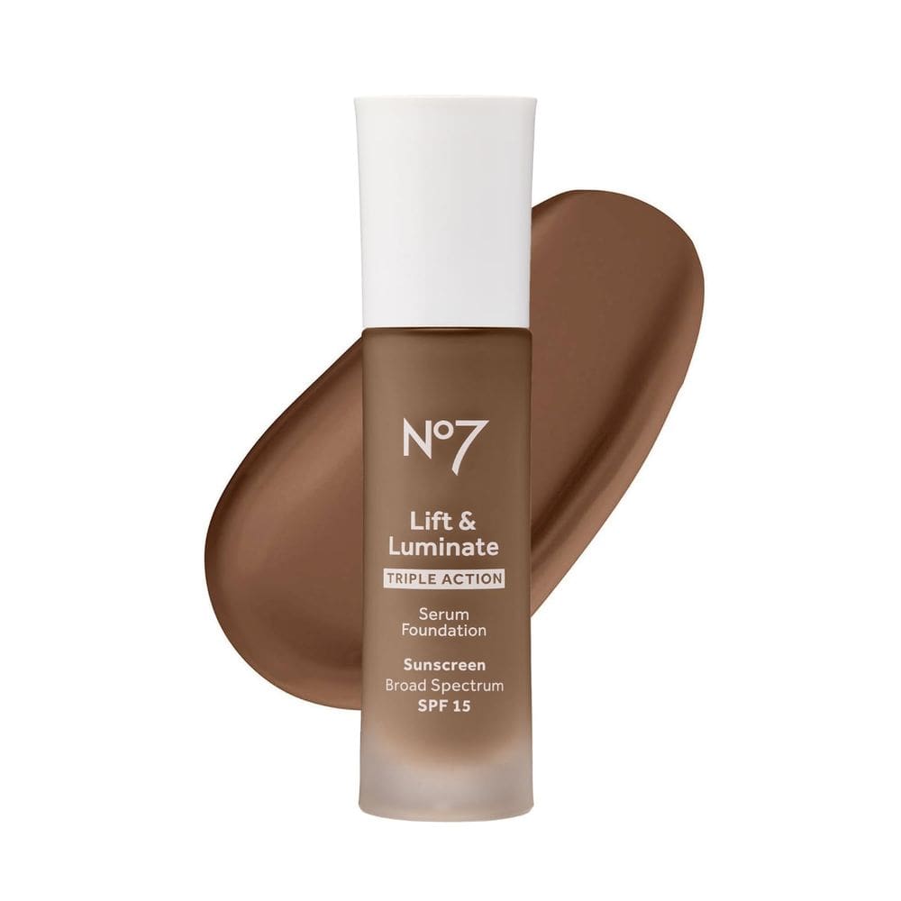 Base líquida No7 Lift & Luminate Triple Action 30mL
