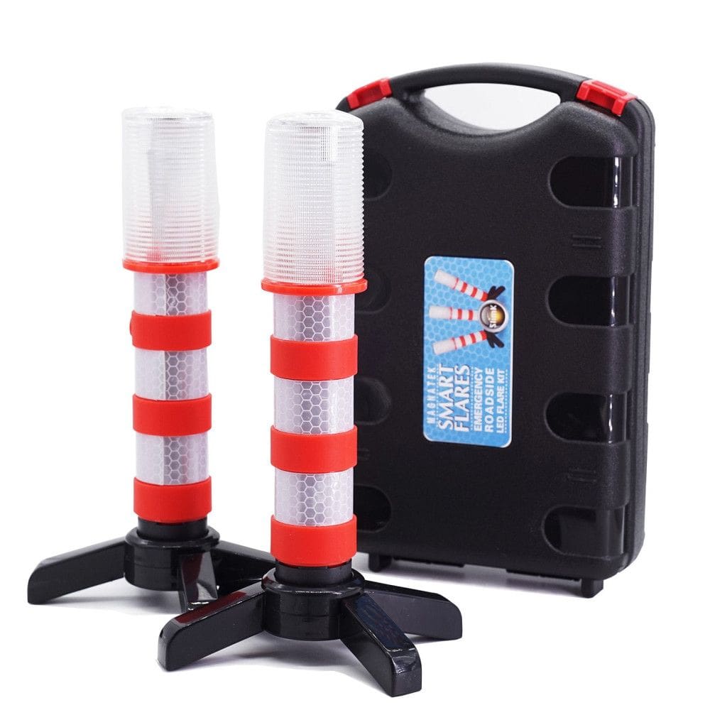 2 Sinalizadores de Emergência de LED para Estradas, Farol Vermelho na Estrada, Luz Estroboscópica de Segurança, Alerta de Sinal.Slimk