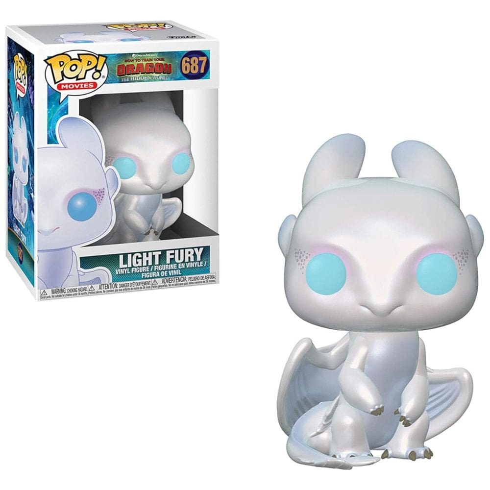 Boneco Colecionável Funko Pop Filme Como Treinar o seu Dragão 3 Luz da Fúria Presente Oficial para Fãs de Desenhos Animados Adultos