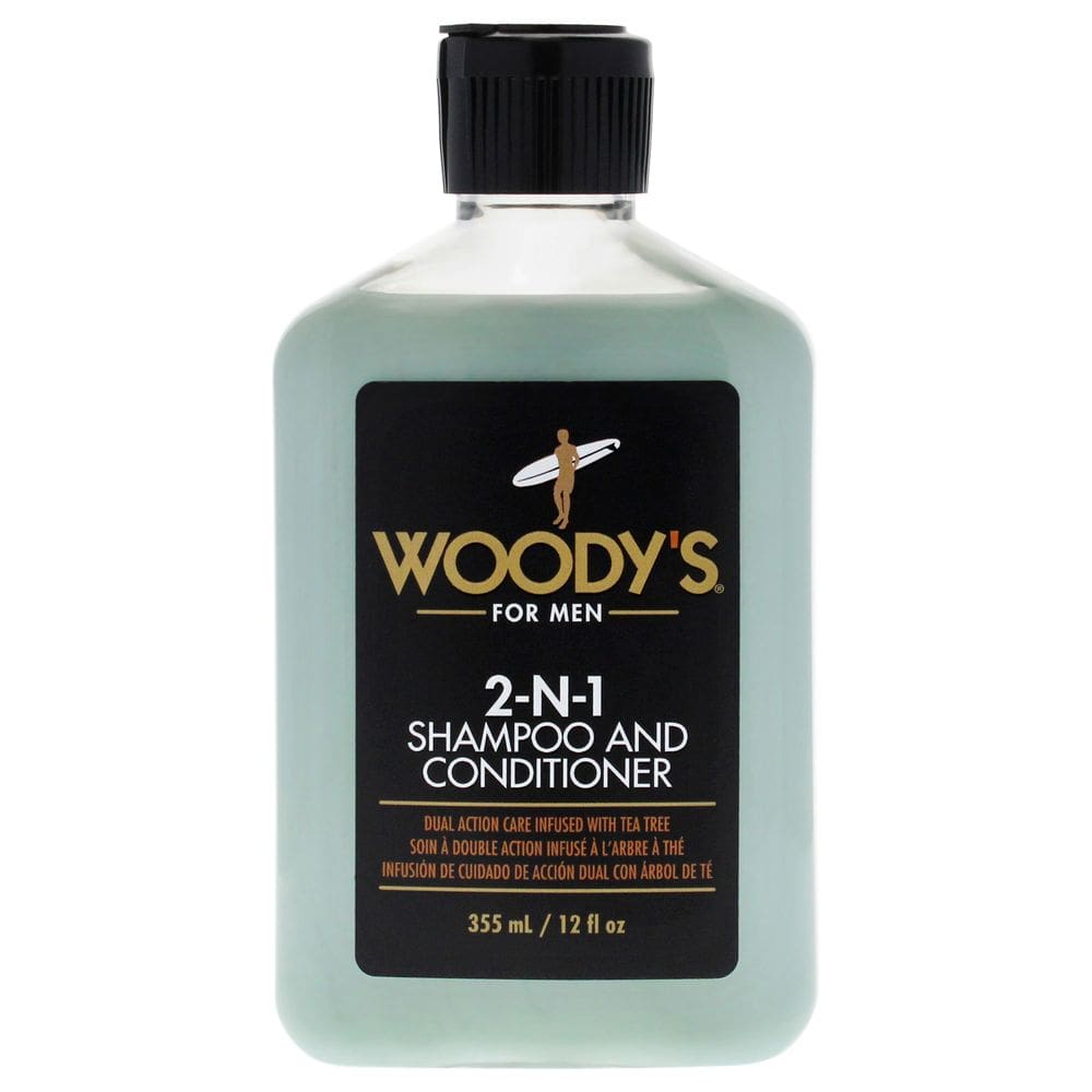 Shampoo e condicionador 2 em 1 Woodys para homens 355ml