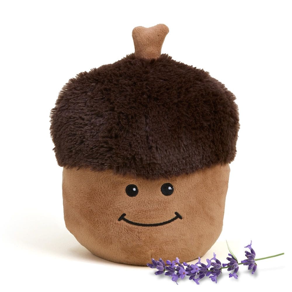 Animais de pelúcia pesados e embalados para micro-ondas, Acorn Warmies