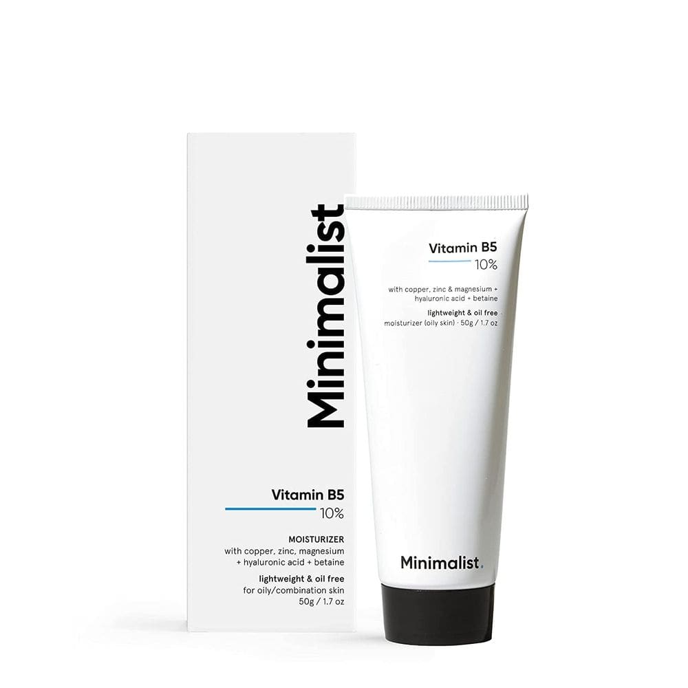 Hidratante Minimalista com 10% de Vitamina B5 para Pele Oleosa Facial 50mL