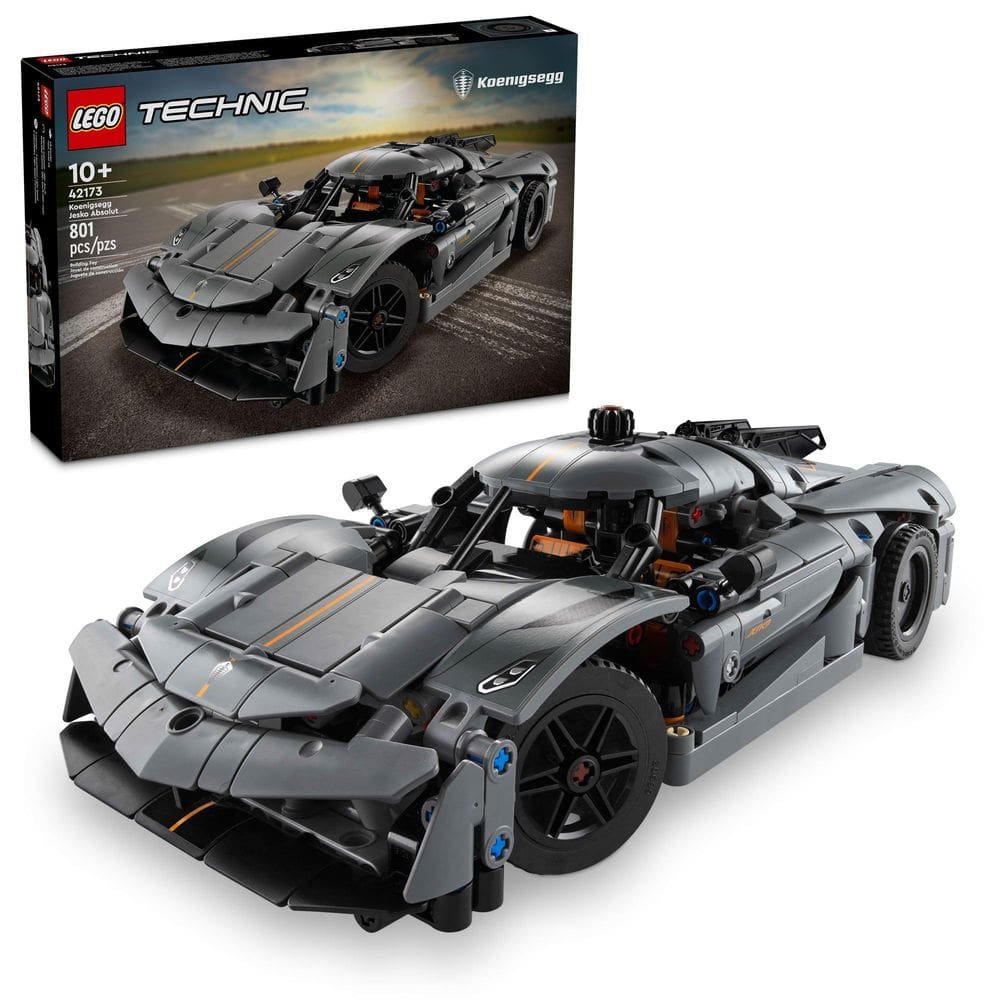 Conjunto de brinquedos de construção LEGO Technic Koenigsegg Jesko Absolut Grey