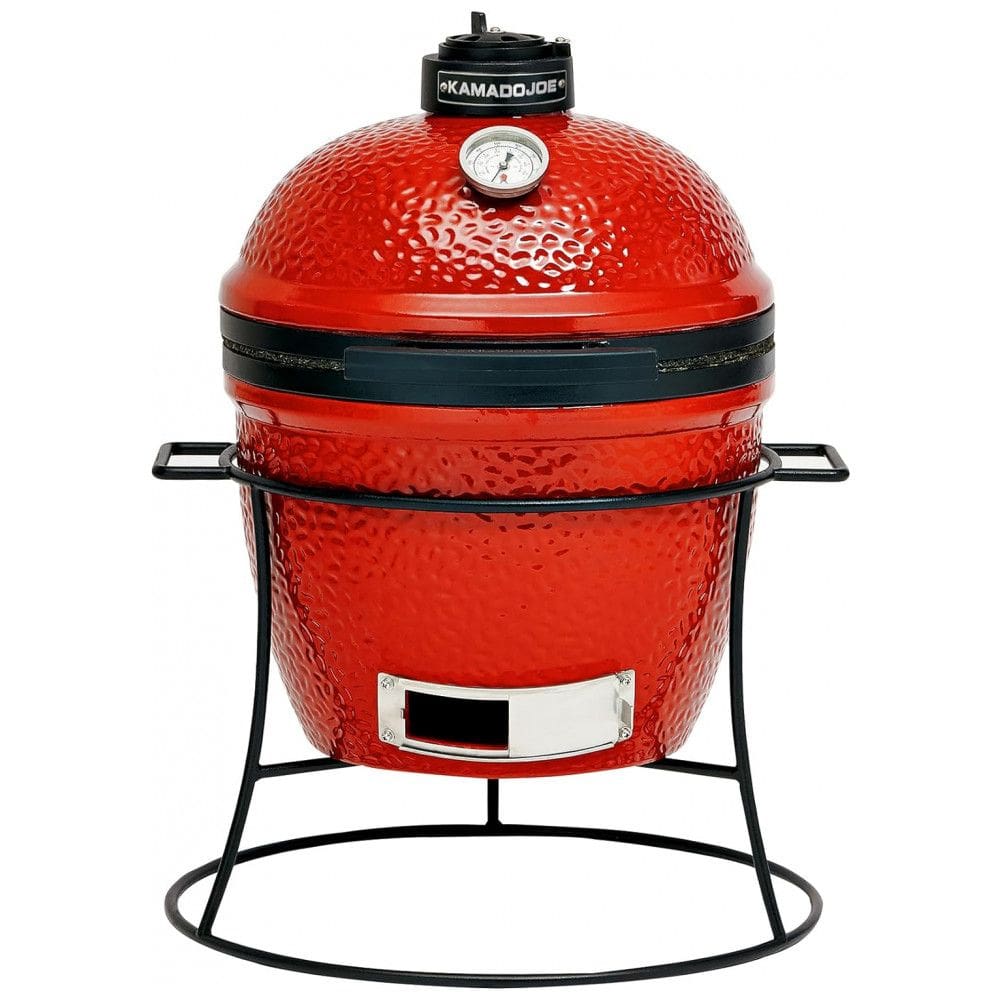 Churrasqueira a Carvão Portátil em Aço Inoxidável, KAMADO JOE KJ13RH, Vermelho