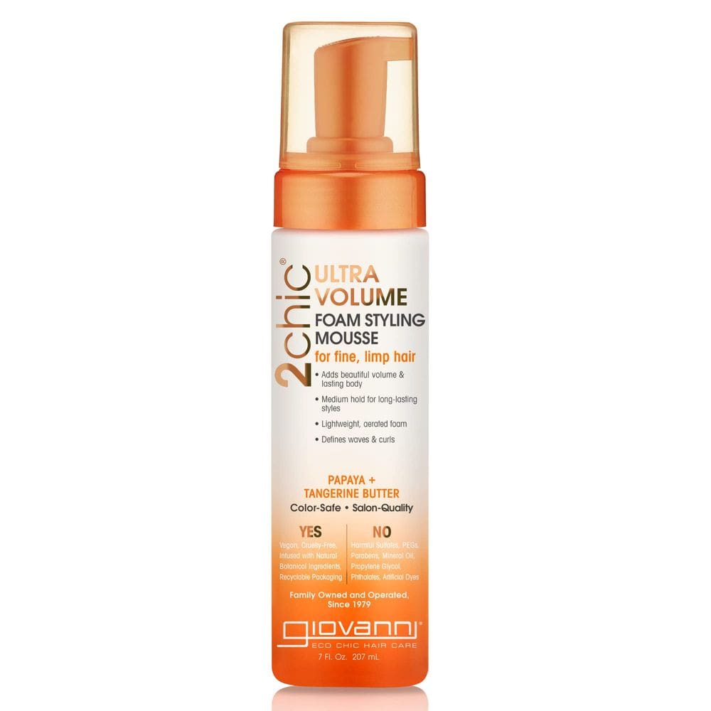 Mousse modeladora GIOVANNI 2chic Espuma Ultra-Volume 200mL