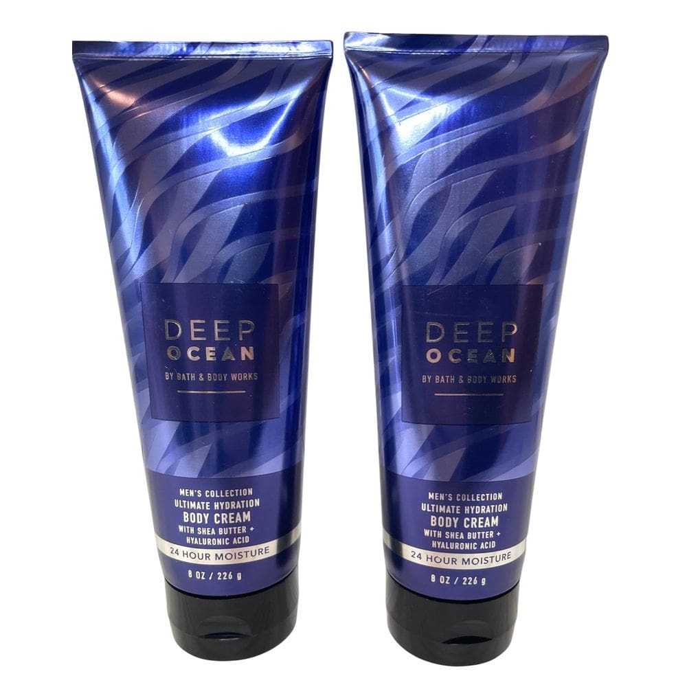 Creme corporal Bath & Body Works Deep Ocean Ultimate Hydration 240 ml x2