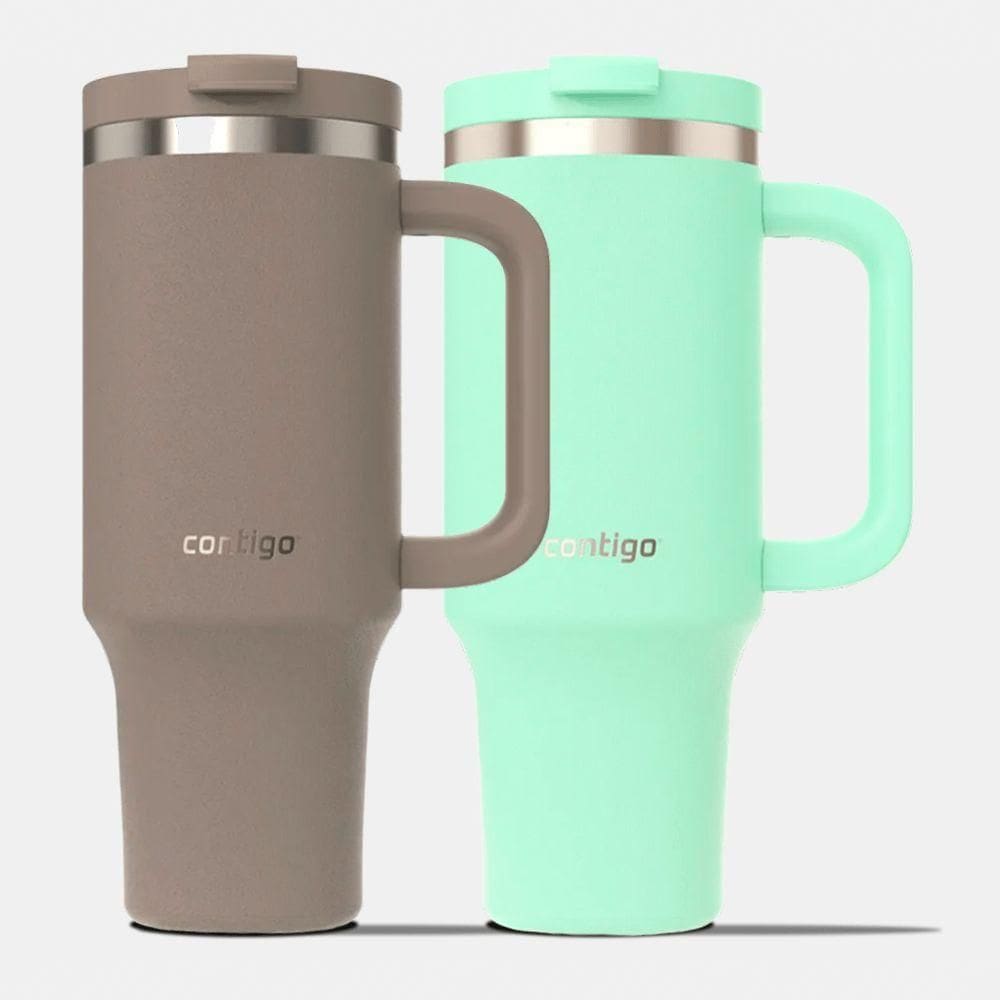 Kit Com 2 Copos Térmicos Streeterville Inkycap E Verde água Contigo | 1,18l