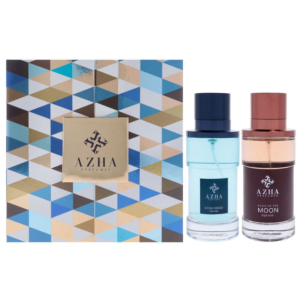 Conjunto de presente de perfume Azha Azha para homens, 2 peças, 100 ml