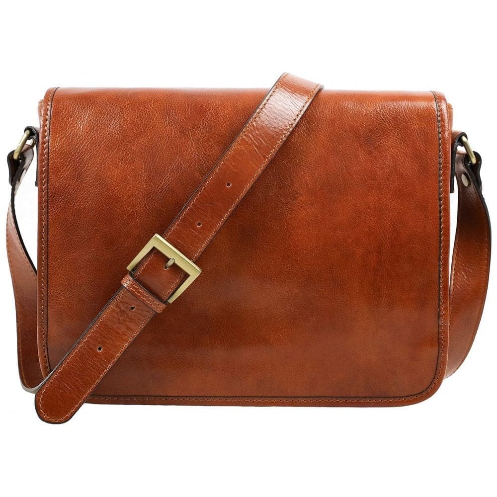 Bolsa Maleta de Couro Masculina para Laptop, TIME RESISTANCE, Marrom Escuro