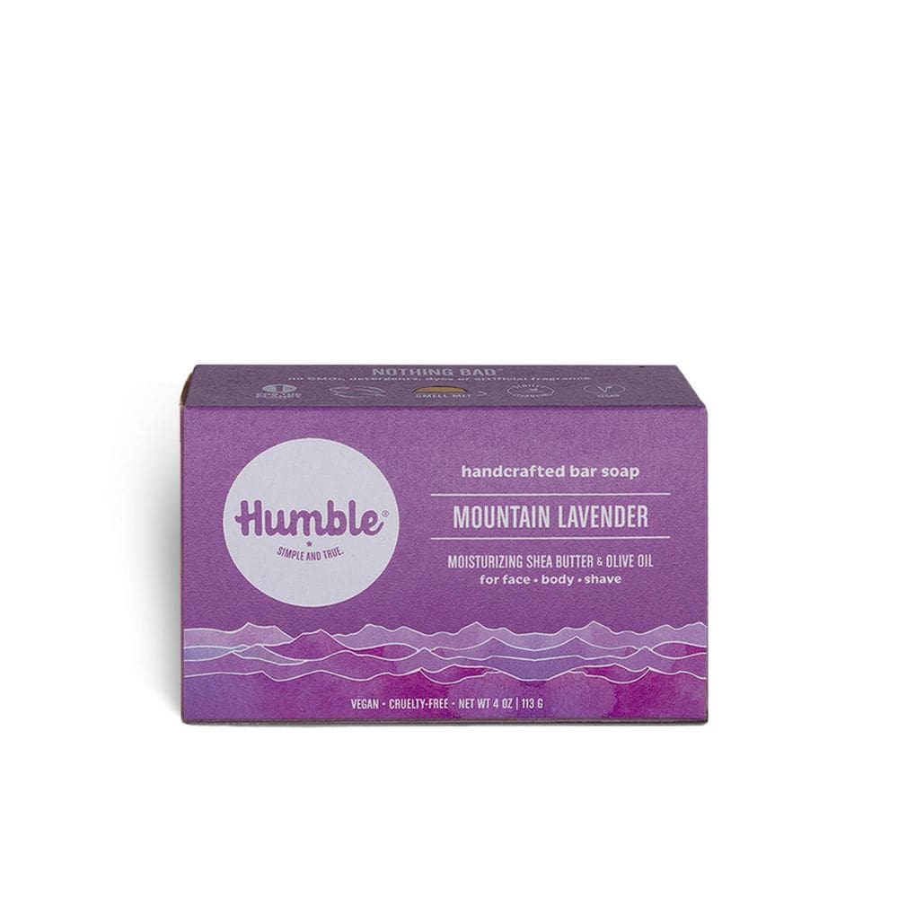 Sabonete em barra Humble Brands artesanal Mountain Lavender Organic