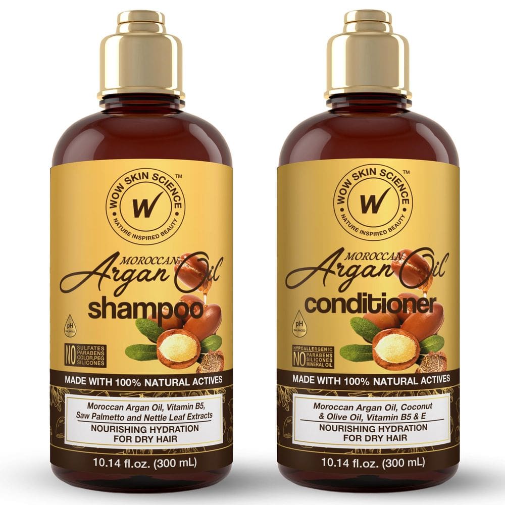 Conjunto de shampoo e condicionador WOW Skin Science Moroccan Argan Oil