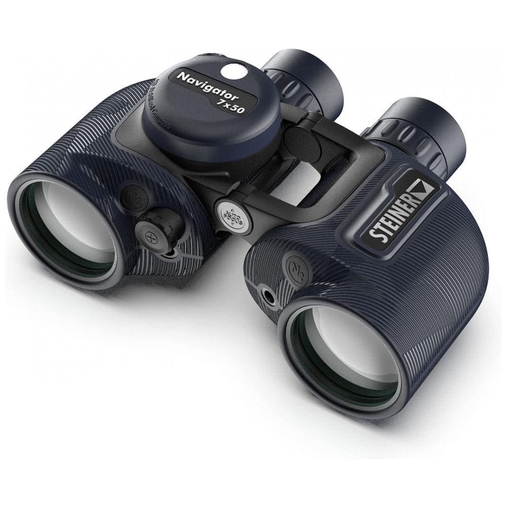 Binóculos Marinho 7x50 para Adultos com Bússola e Foco Automático Esportivo, Steiner, Azul