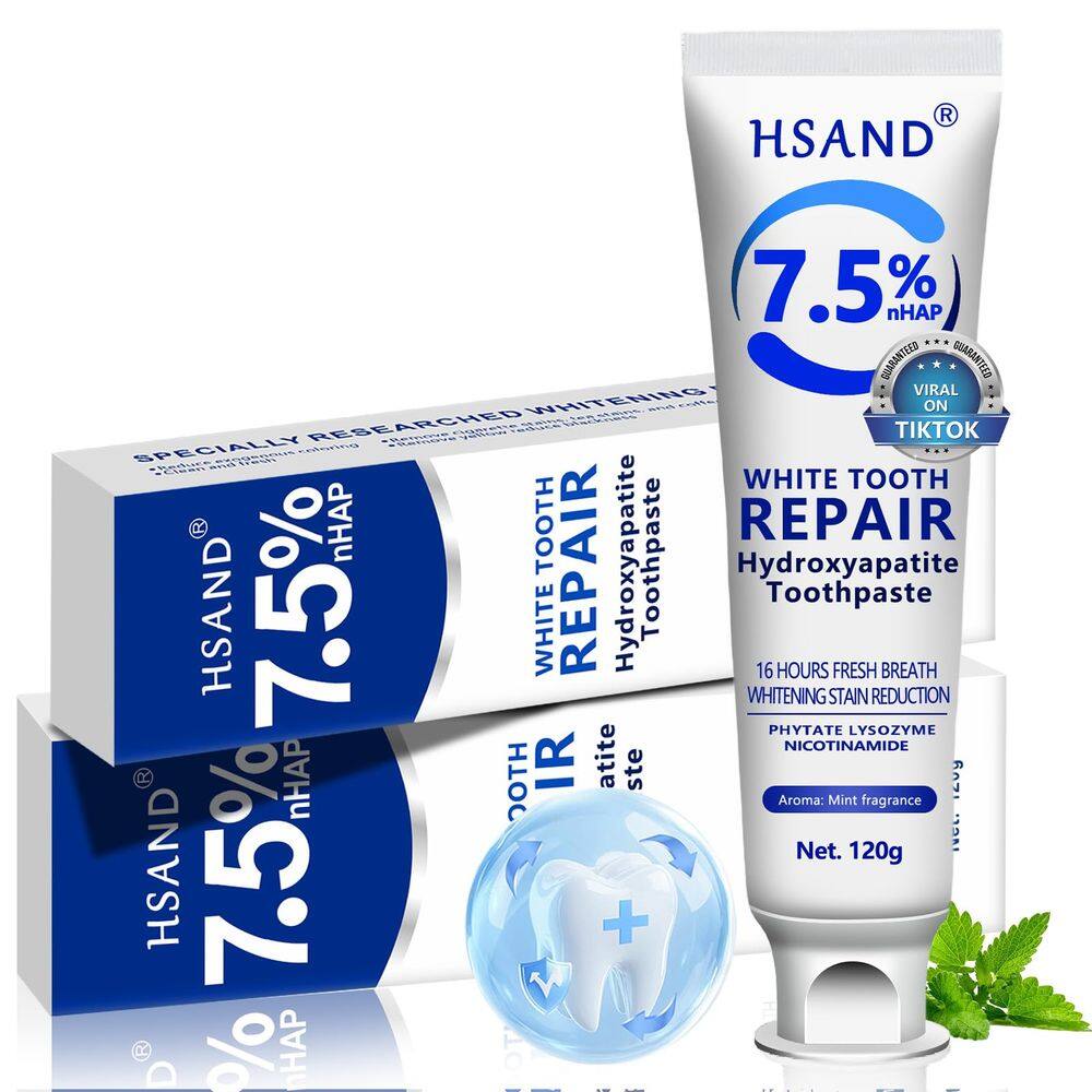 Creme dental HSAND Hydroxyapatite Enamel Protection Mint