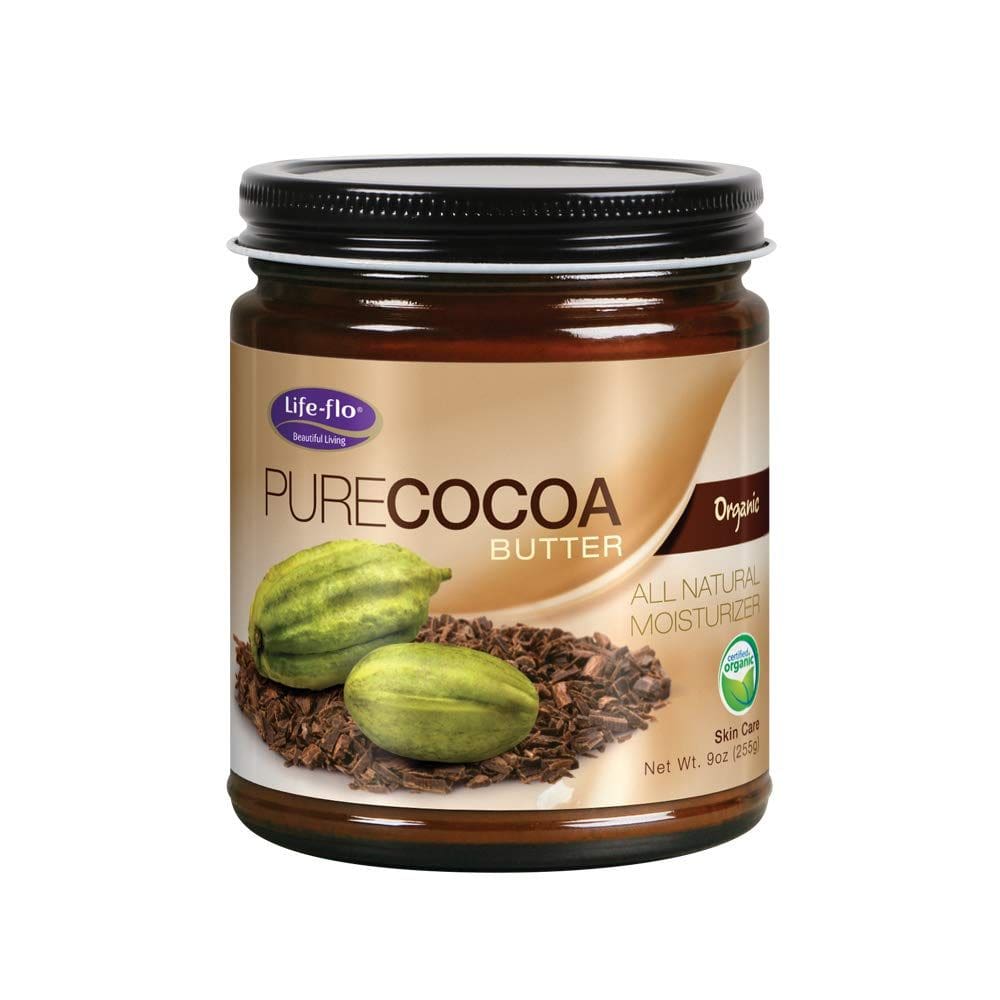 Hidratante LIFE-FLO Manteiga de cacau orgânica pura 265mL
