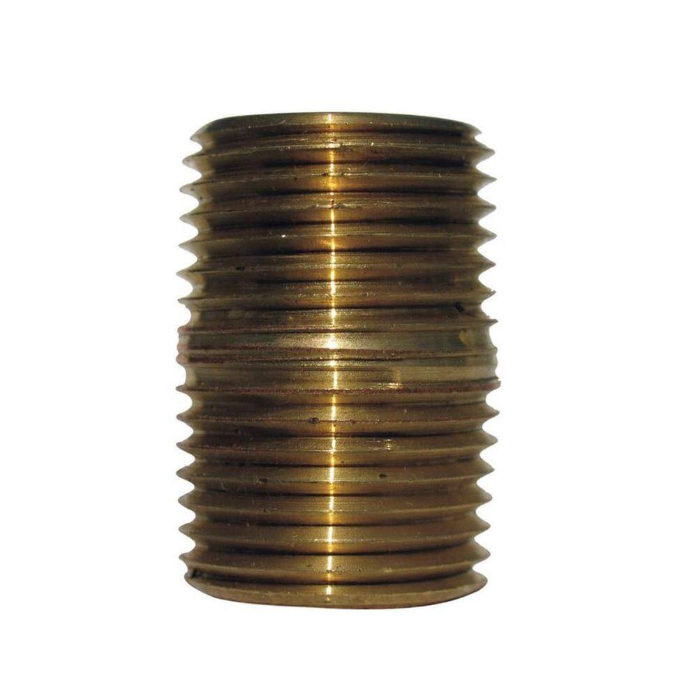 Encaixe de tubulação de mangueira HOMEPLUS+ 3/8” MPT Brass Nipple