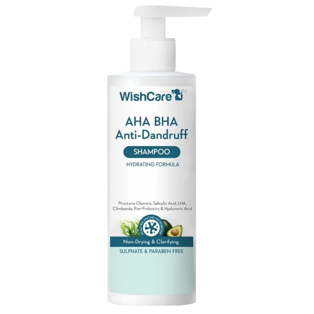 Shampoo WishCare Hidratante AHA BHA Anticaspa 250mL
