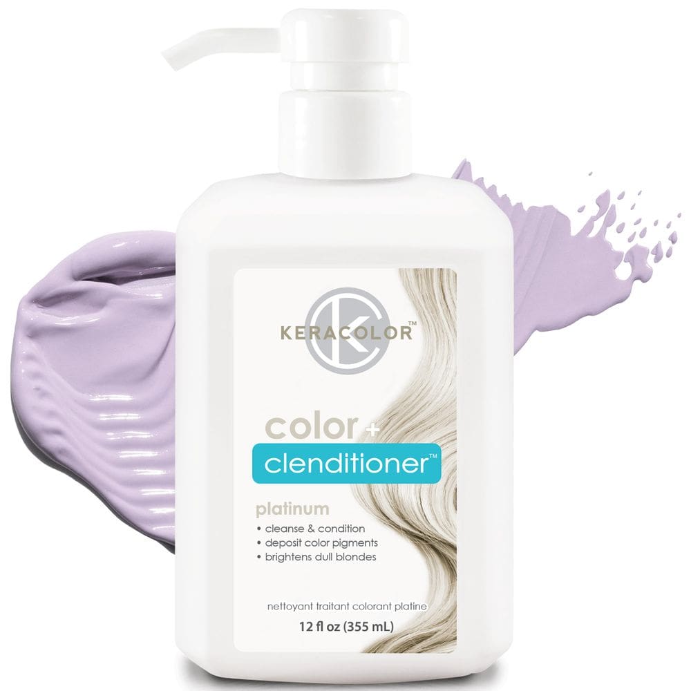 Tintura para cabelo Keracolor Clenditioner PLATIUM Semi Permanent 355mL