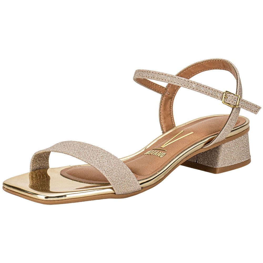 Sandália Feminina Salto Grosso Vizzano 6454111